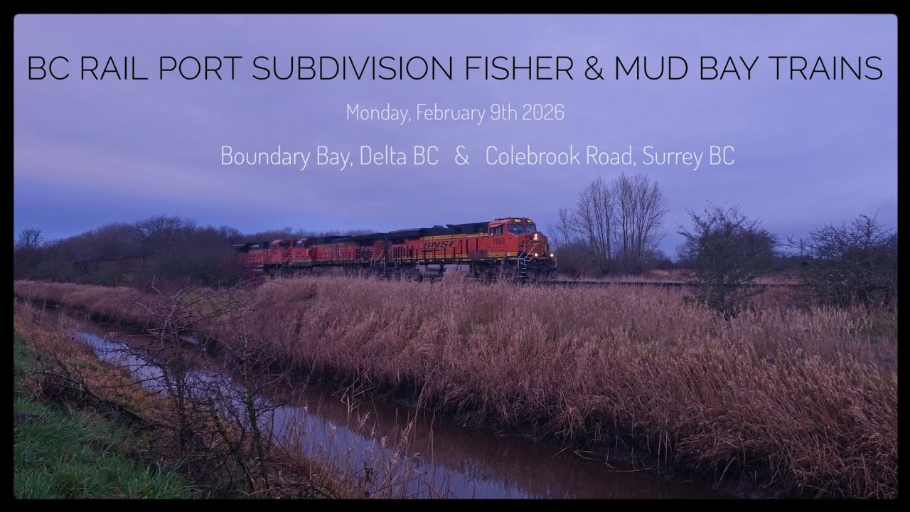 Monday Morning BNSF & CN Action!