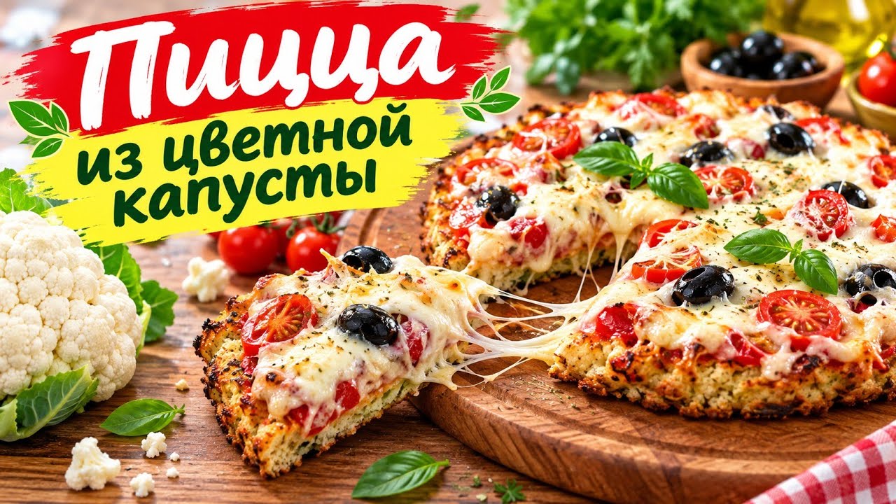 ПИЦЦА Без УГЛЕВОДОВ БЕЗ МУКИ - Вариант ДЛЯ ХУДЕЮЩИХ 👌