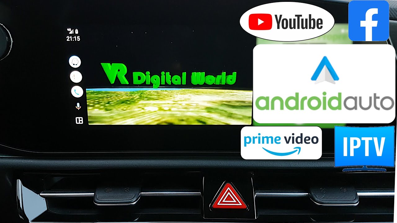 Youtube, la TV et + encore sur l'interface Android auto de votre véhicule