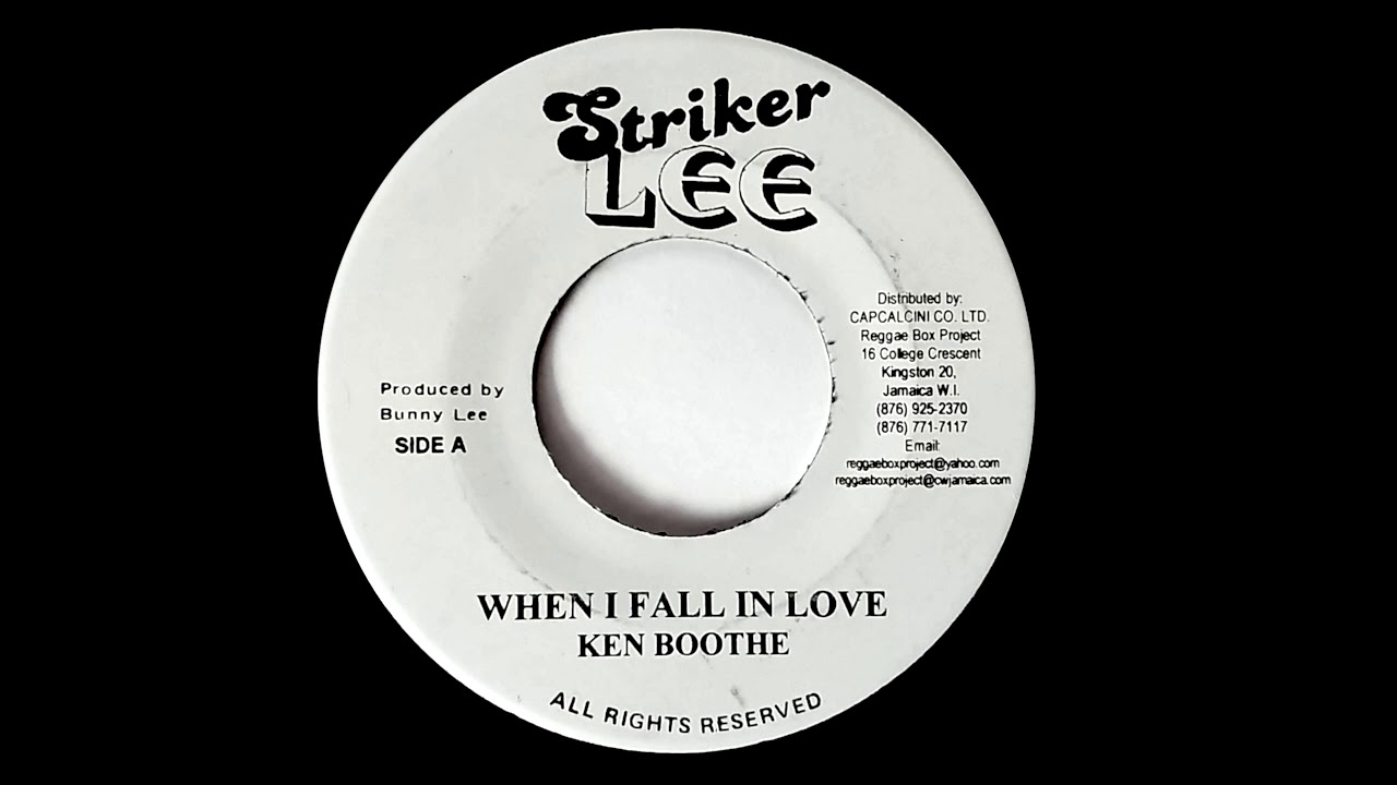KEN BOOTHE - When I Fall In Love (1975) Striker Lee