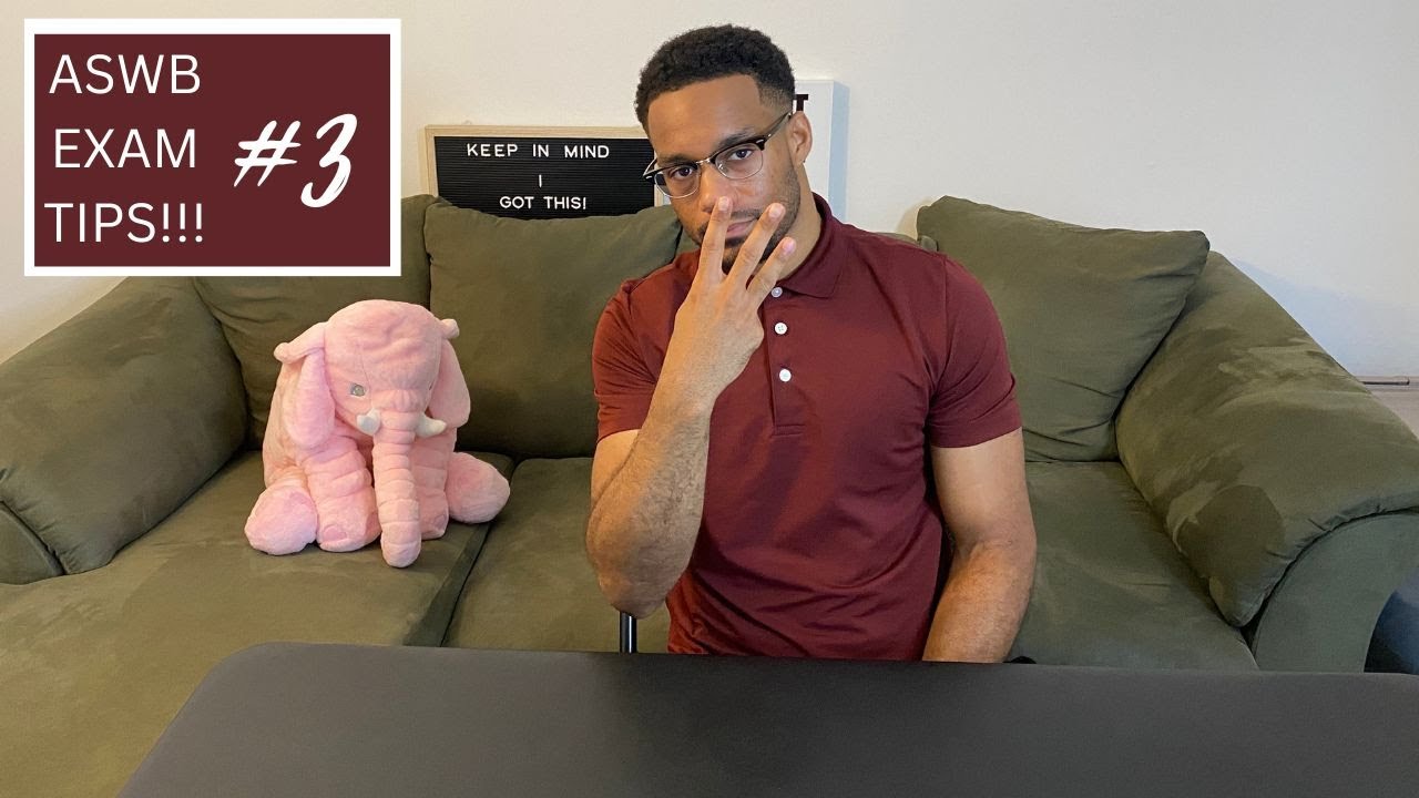 WATCH THIS VIDEO IF YOU'RE TAKING YOUR ASWB LSW/LCSW EXAM! 3 TIPS TO HELP YOU PASS YOUR EXAM!!!
