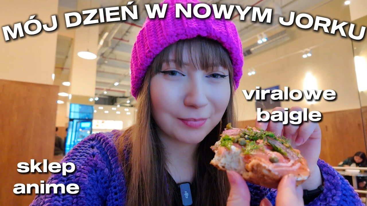 DAILY VLOG ♡  viralowe bajgle, japońska księgarnia i zakupy w NYC 🇺🇸