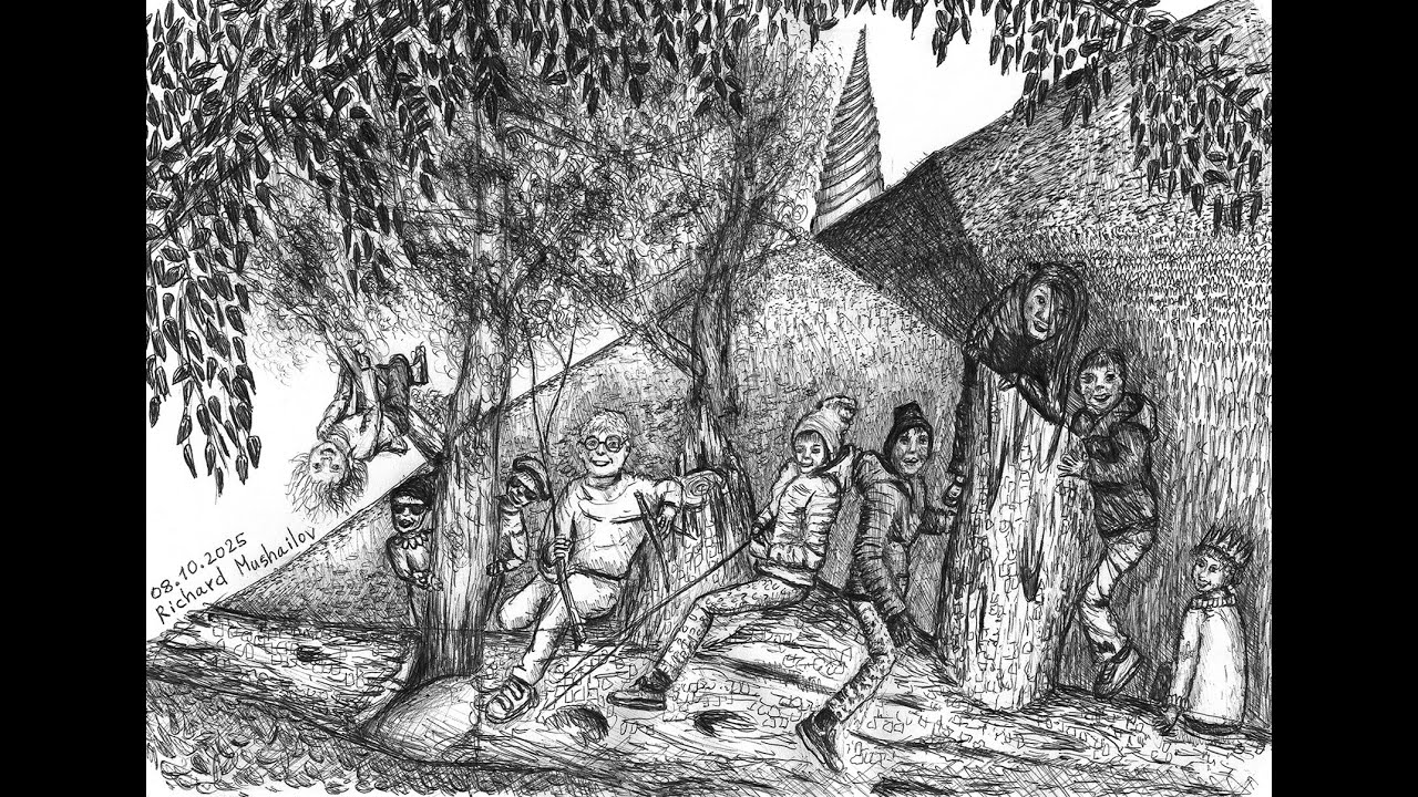 Autumn (Osen / Осень) – Drawing Inspired by the Song of Yefrem Amiramov