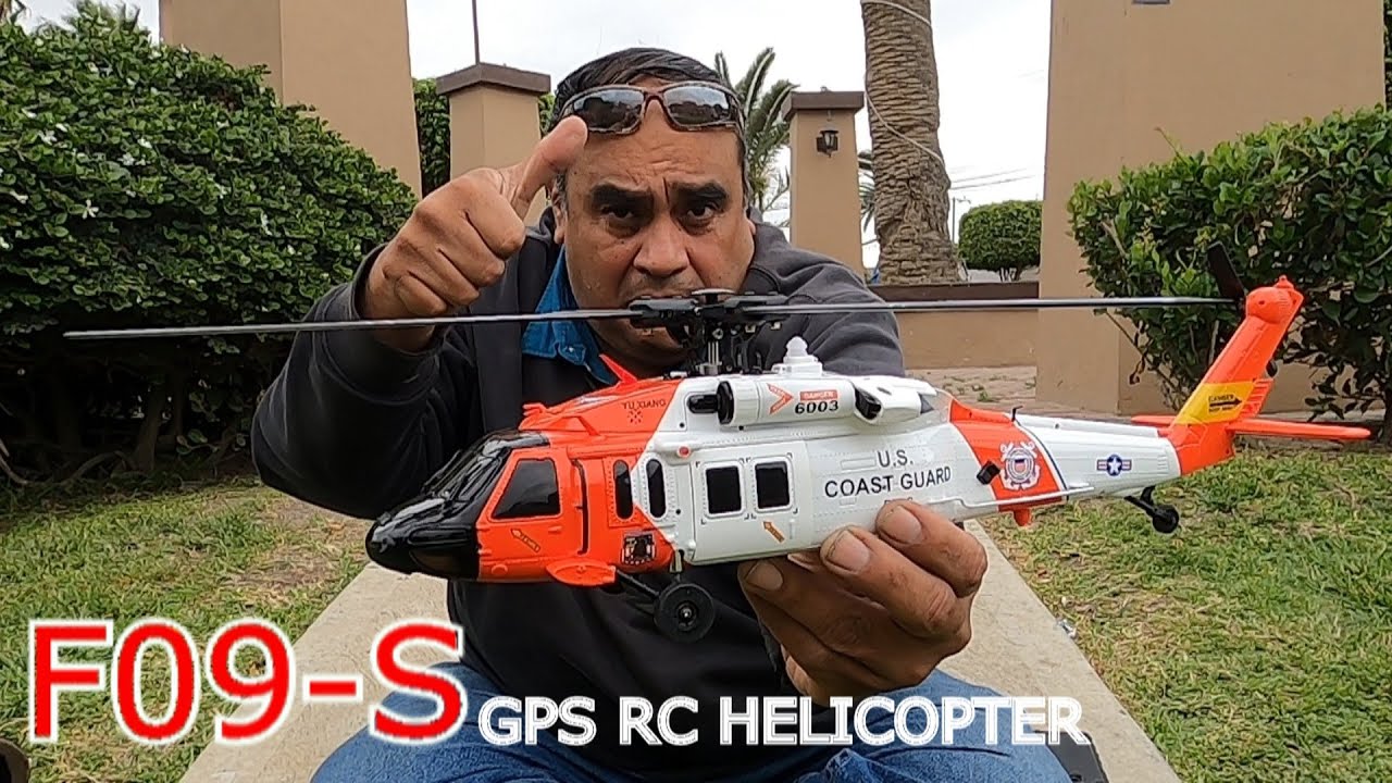 YU XIANG  F09-S RC HELICÓPTERO CON GPS,FPV, SISTEMA ÓPTICO DE POSICIÓN . HELICÓPTERO GUARDA COSTAS