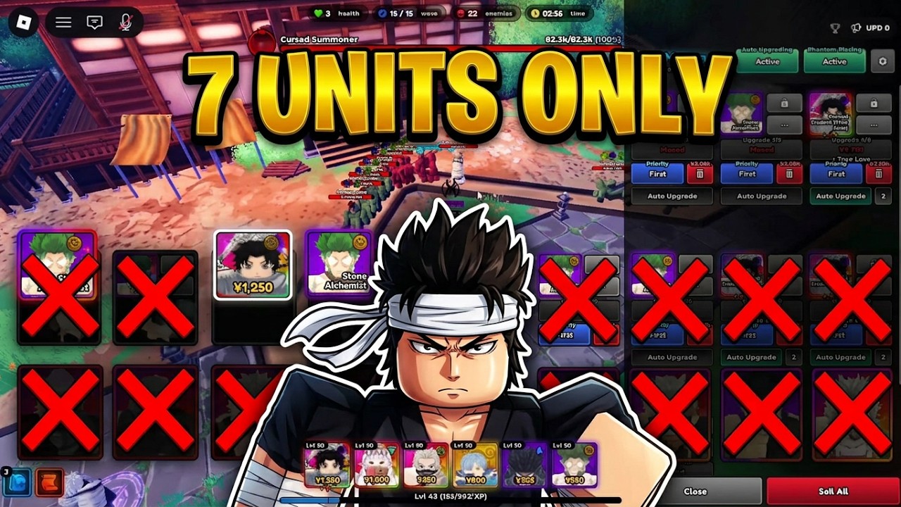 **TUTORIAL** Cursed Student Trial in Anime Expeditions (7 UNITS ONLY)
