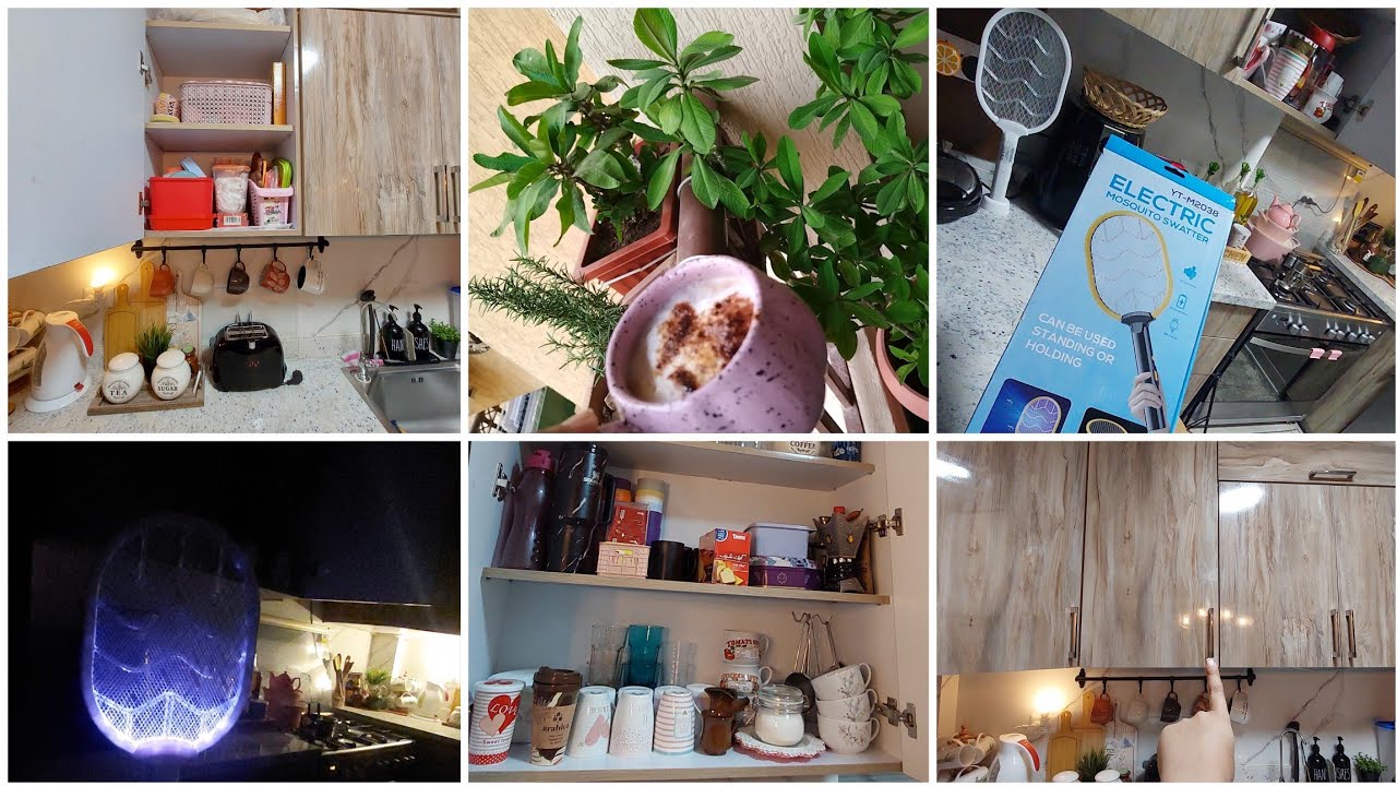 تنظيفات الشتاء🔥☕️ فطار دافئ ومشترياتي الجديدة + ترتيب دواليب المطبخ استعدادًا للشتا 🍋✨ 