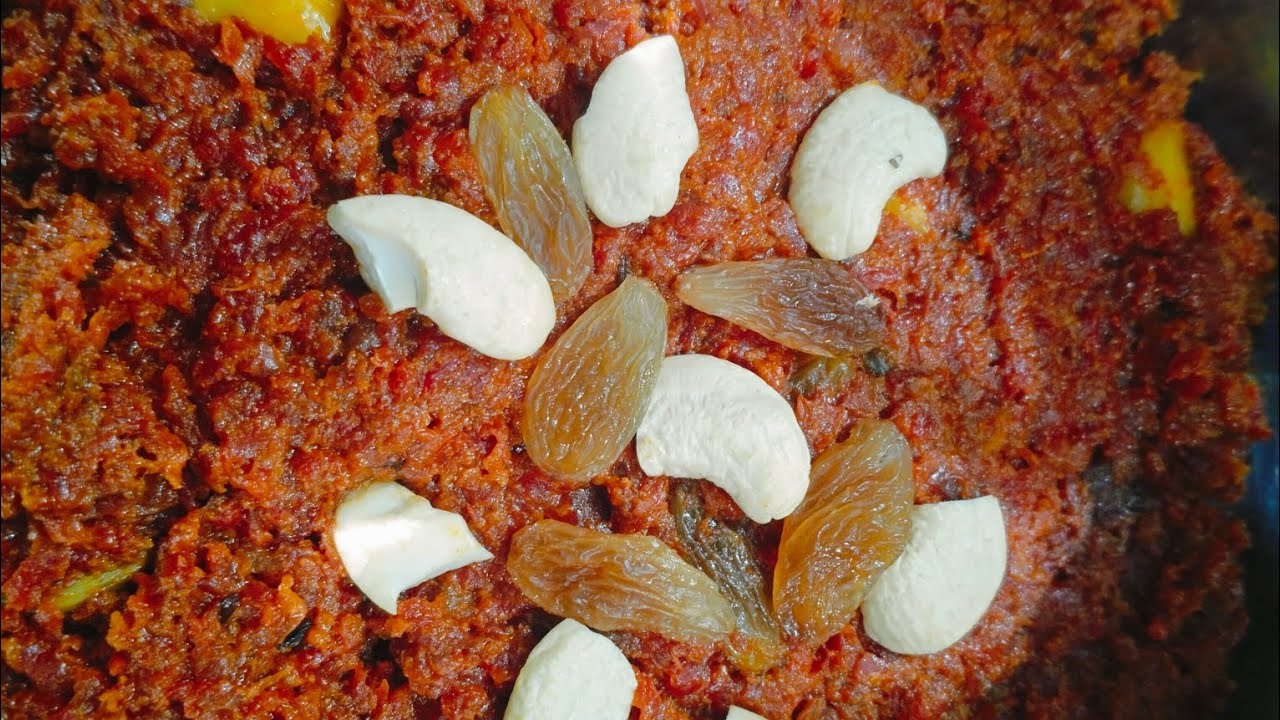  সুস্বাদু রেসিপি গাজরের হালুয়া 😋 tasty gajar halwa, 😋