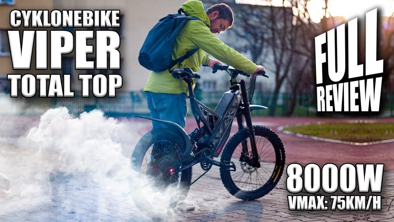 Fast 8000 W eBike REVIEW - CYKLONEBIKE VIPER TOTAL TOP 70+ km/h MXus 3K Turbo
