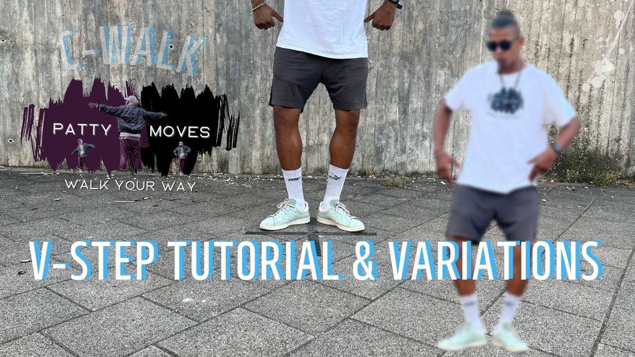 How to do the V-Step (C-Walk) Tutorial + V-Step variations! 💯 #vstep #tutorial #cwalk