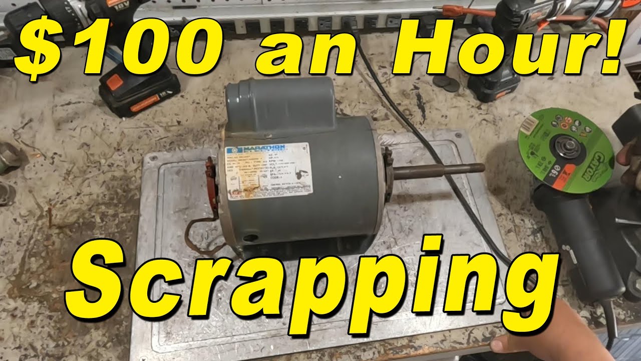 How to Scrap Copper Motors | On Average 10 Minutes Each!