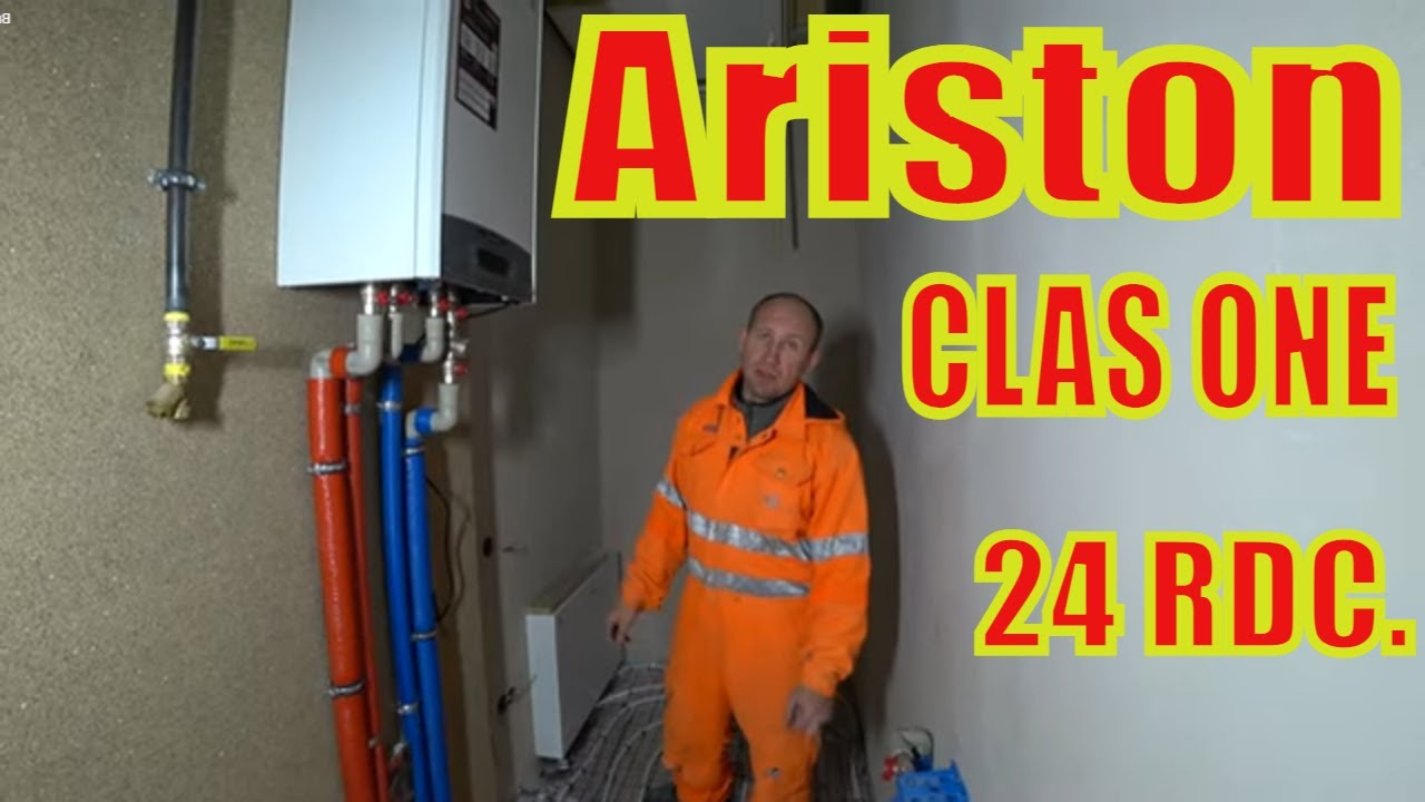 Установка двухконтурного конденсационного котла Ariston CLAS ONE 24 RDC