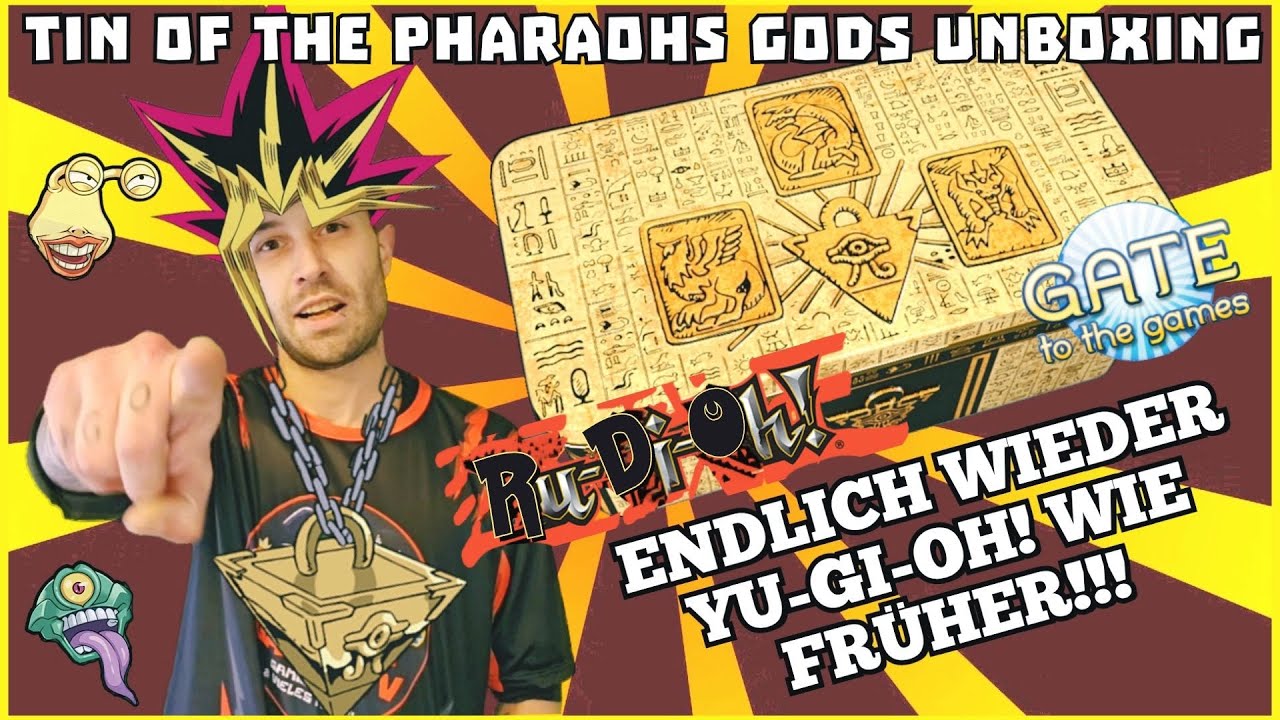 Yu-Gi-Oh! Nostalgie Unboxing 1 - Tin of the Pharaohs Gods - inkl Starter-Deck Gewinnspiel UVM!