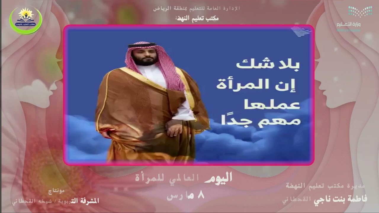 اليوم العالمي للمرأة -مكتب تعليم النهضة