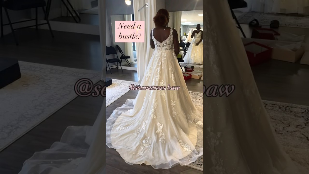 Need a Bustle for your Wedding Dress? Ask BAW