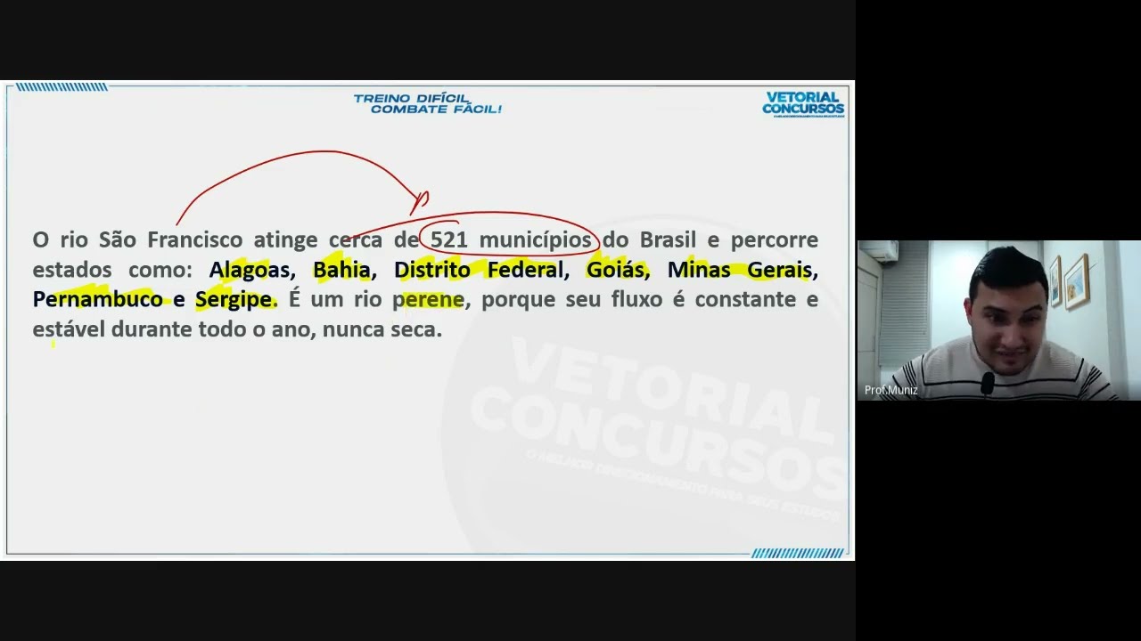 RESOLUÇÃO DE QUESTÕES | GEOGRAFIA DE PERNAMBUCO | PMPE | PROFESSOR MUNIZ
