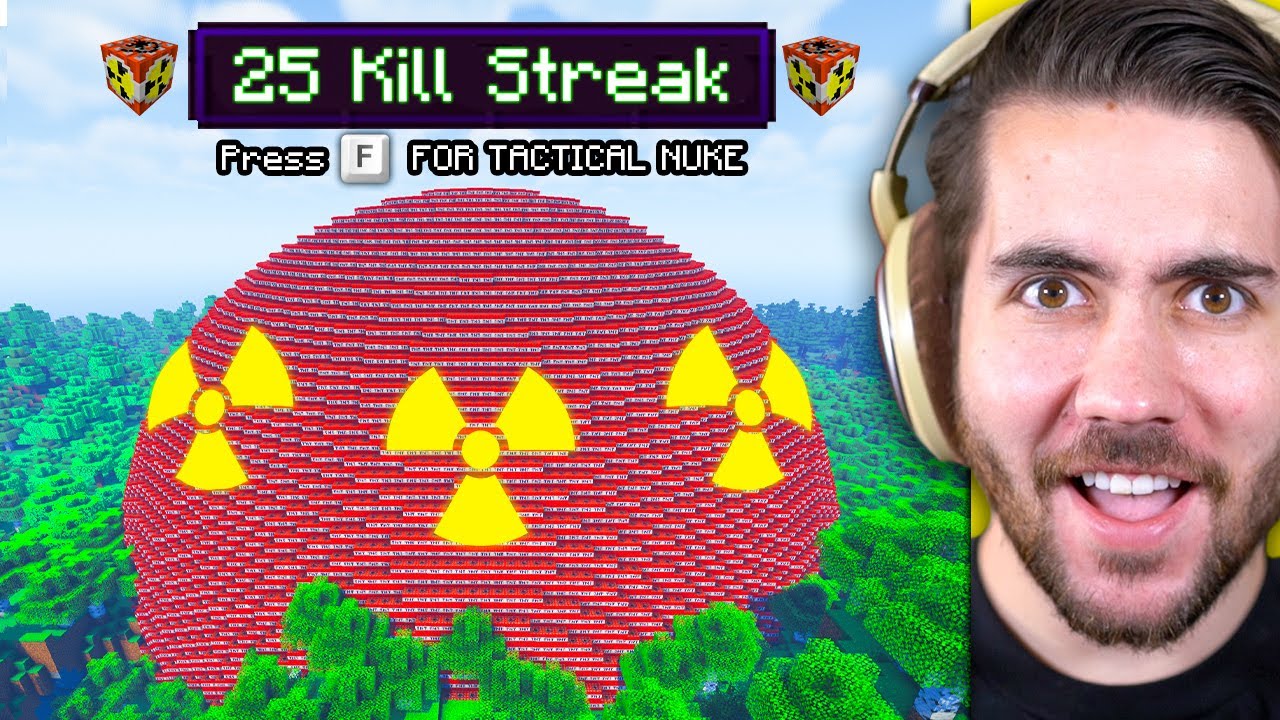 Minecraft Manhunt, But I Unlock Killstreaks