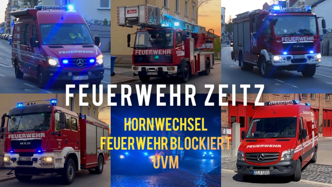 🚨[Neue SoSi Anlage ELW, Leih DLK uvm.] Zusammenschnitt Feuerwehr Zeitz