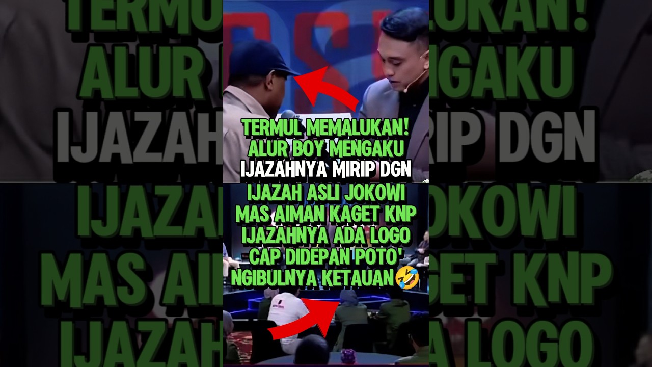 MEMALUKAN!! MOMEN TERMUL KETAHUAN BERBOHONG DI RAKYAT BERSUARA #shorts #debatpanas #ijazahjokowi