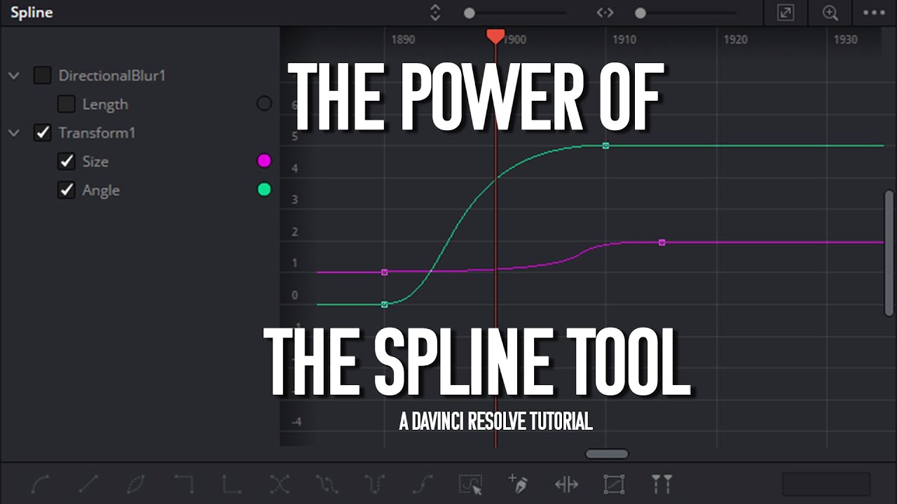 Why We Utilise The Spline Tool - 2020 Davinci Resolve Fusion Tutorial.