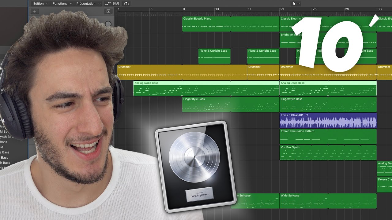 Créer une musique sur Mac en 10min ! (Logic Pro X)