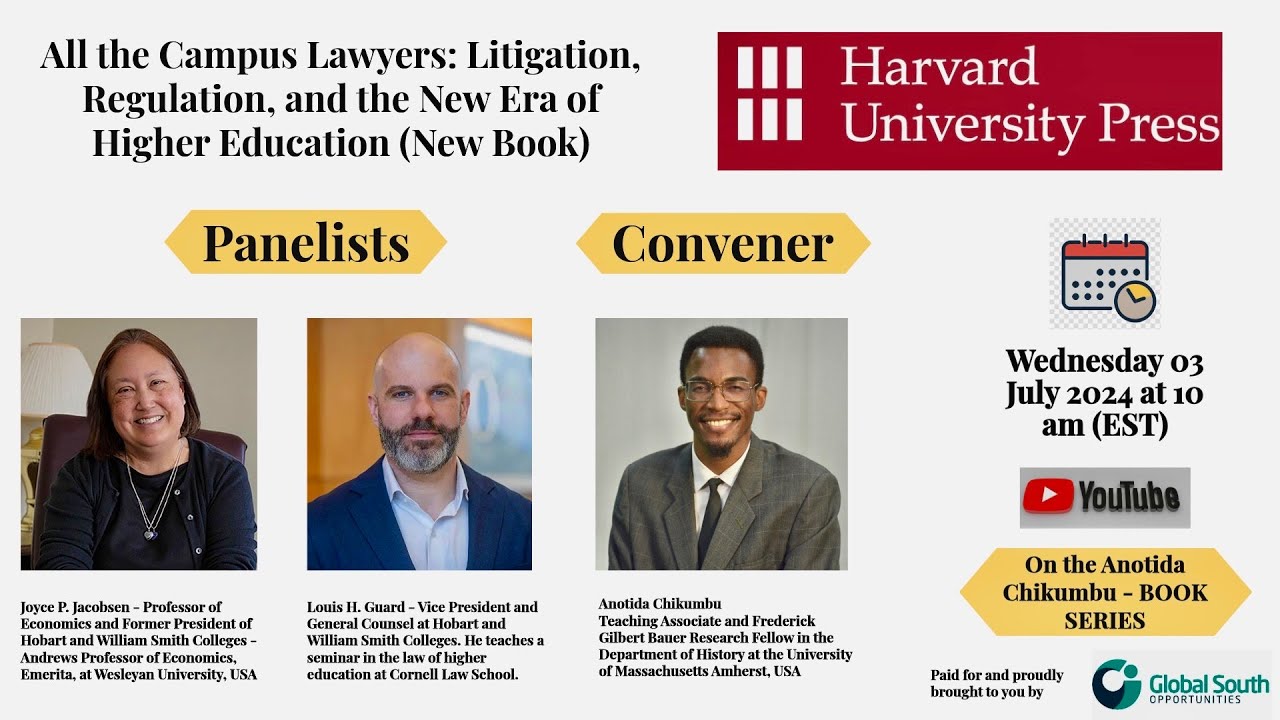 All the Campus Lawyers: Litigation, Regulation, and the New Era of Higher Education (New Book)