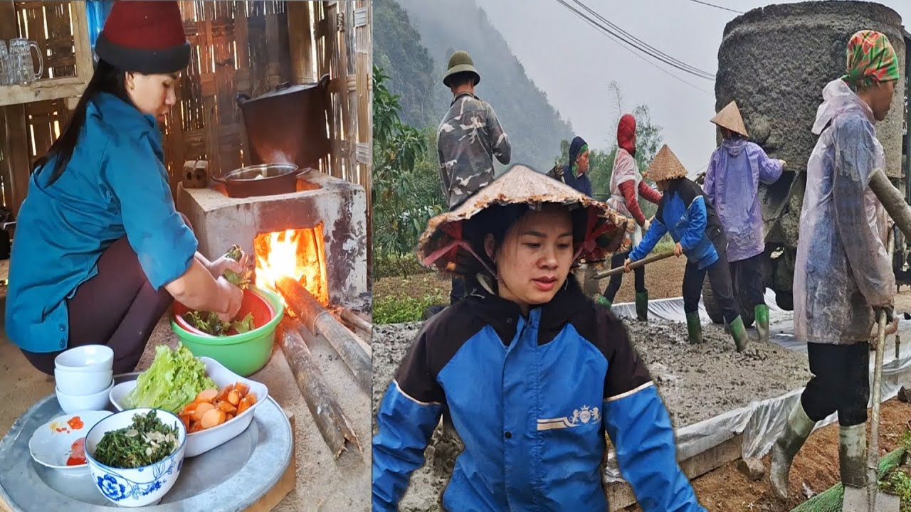 To provide her children with more nutritious meals, the mother worked very hard to earn money.
