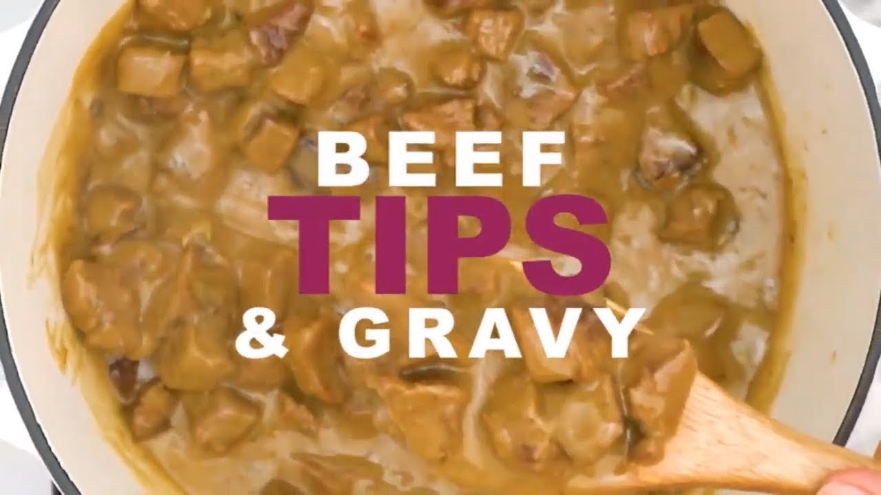 Beef Tips and Gravy Recipe Video