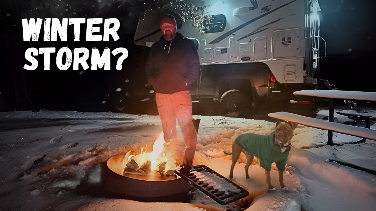 Heavy Wet Snow Storm While Truck Camping / Was Coming Back a Big Mistake?