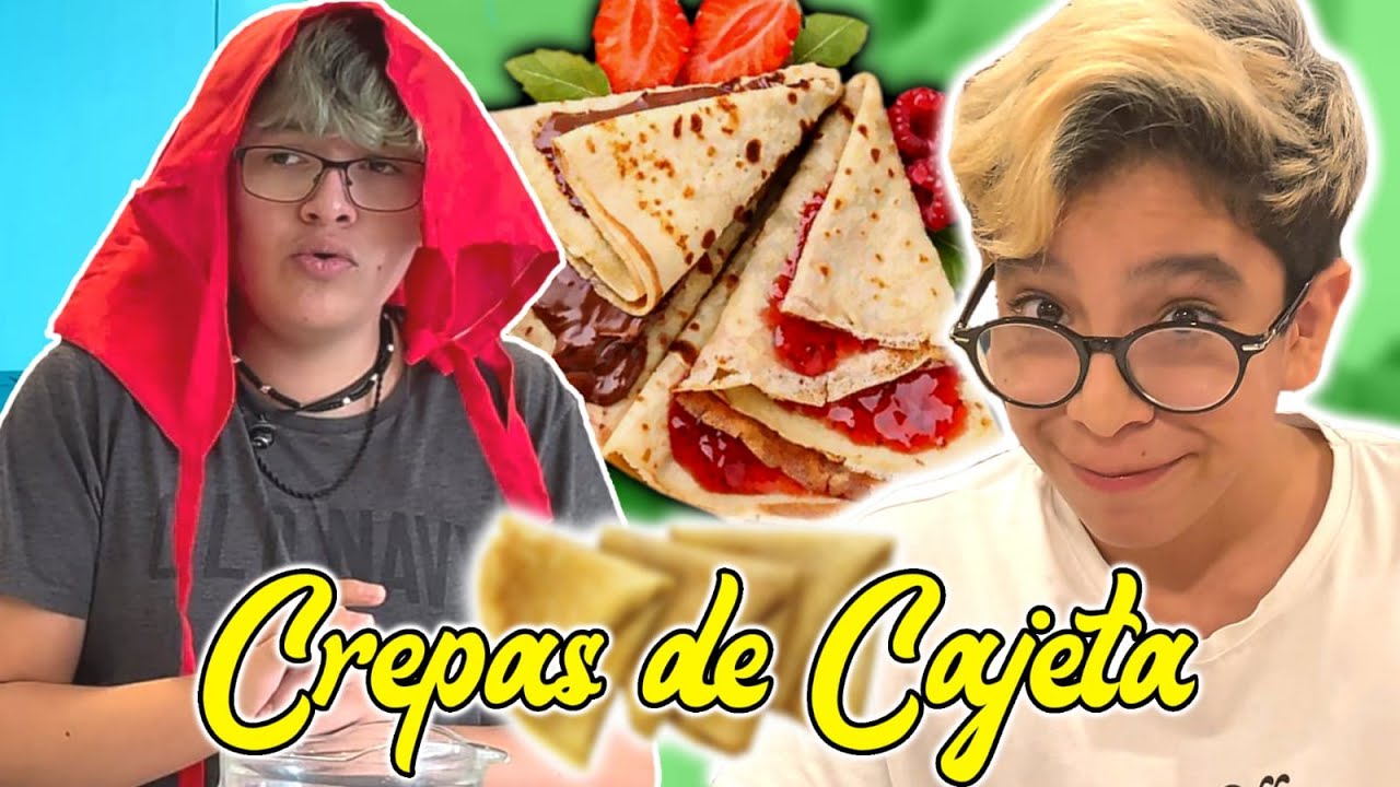 COMO HACER CREPAS DE CAJETA!
