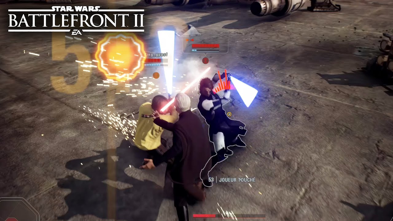 COUNT DOOKU - Duel 2v1 Intense Gameplay #128 | Star Wars Battlefront 2