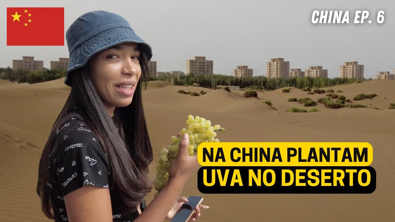 ASSIM É UMA CIDADE NO DESERTO DA CHINA (eles plantam uvas aqui!) - Xinjiang