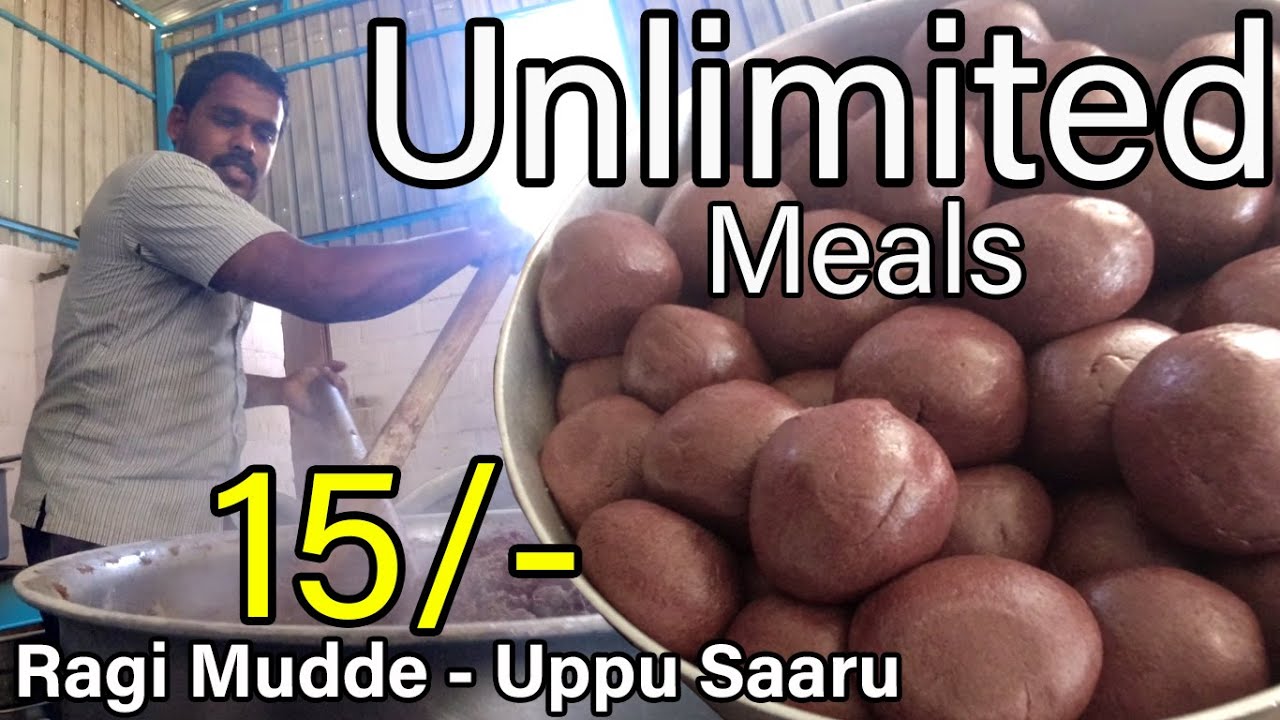 Bangalore's Highest Selling Ragi Mudde, Upp Saaru | 2000 People Eat Veg Meals | Street Food India