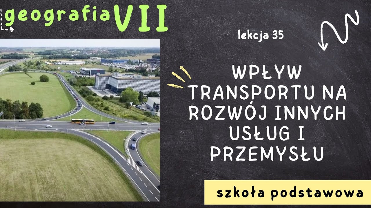 Geografia klasa 7 [Lekcja 35 - Wpływ transportu na rozwój innych usług u przemysłu]