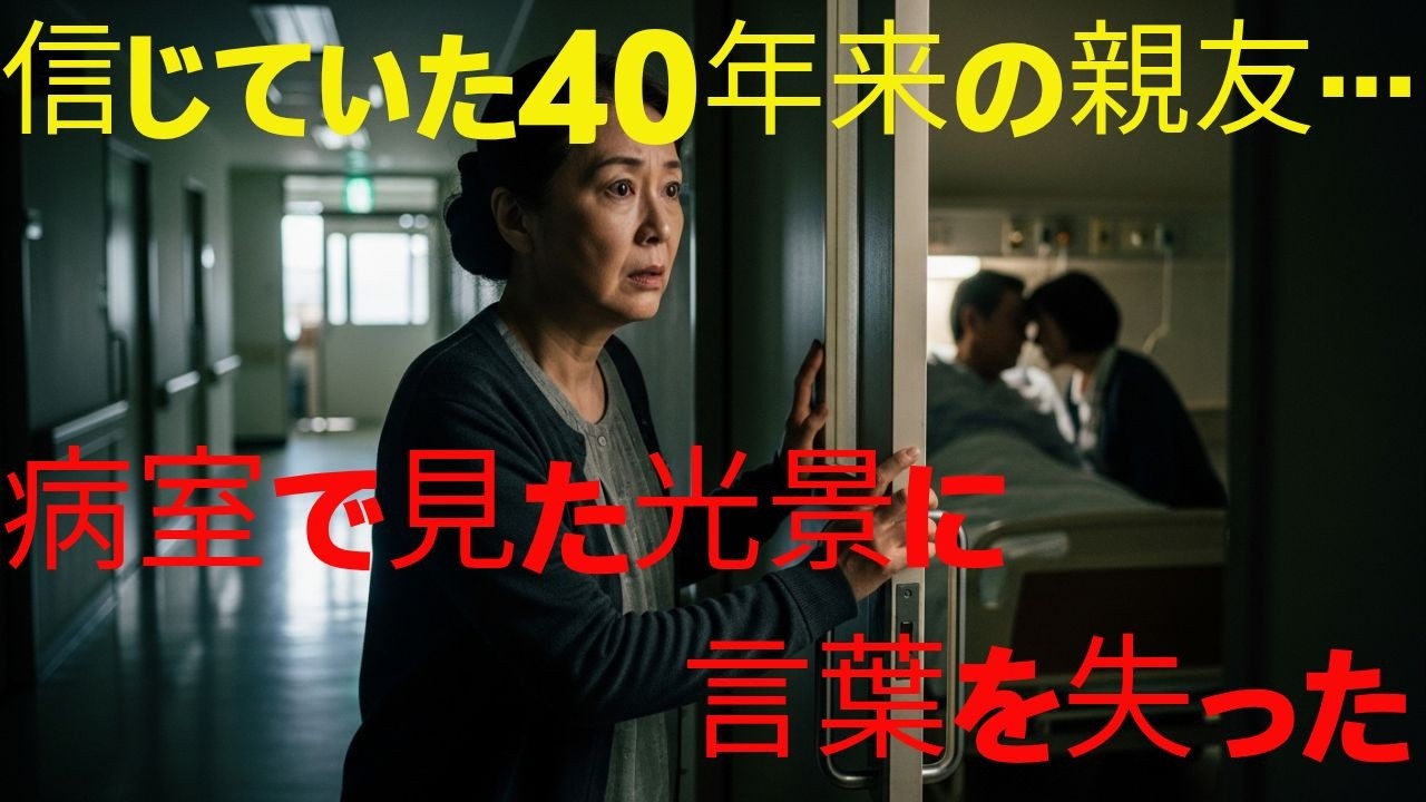 【40年の友情が、夫を奪った日。親友の裏切り。】