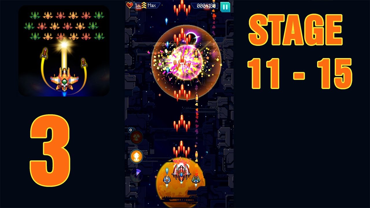 Galaxiga - Classic 80s Arcade | Stage 11-15 | Gameplay Walkthrough Part 3