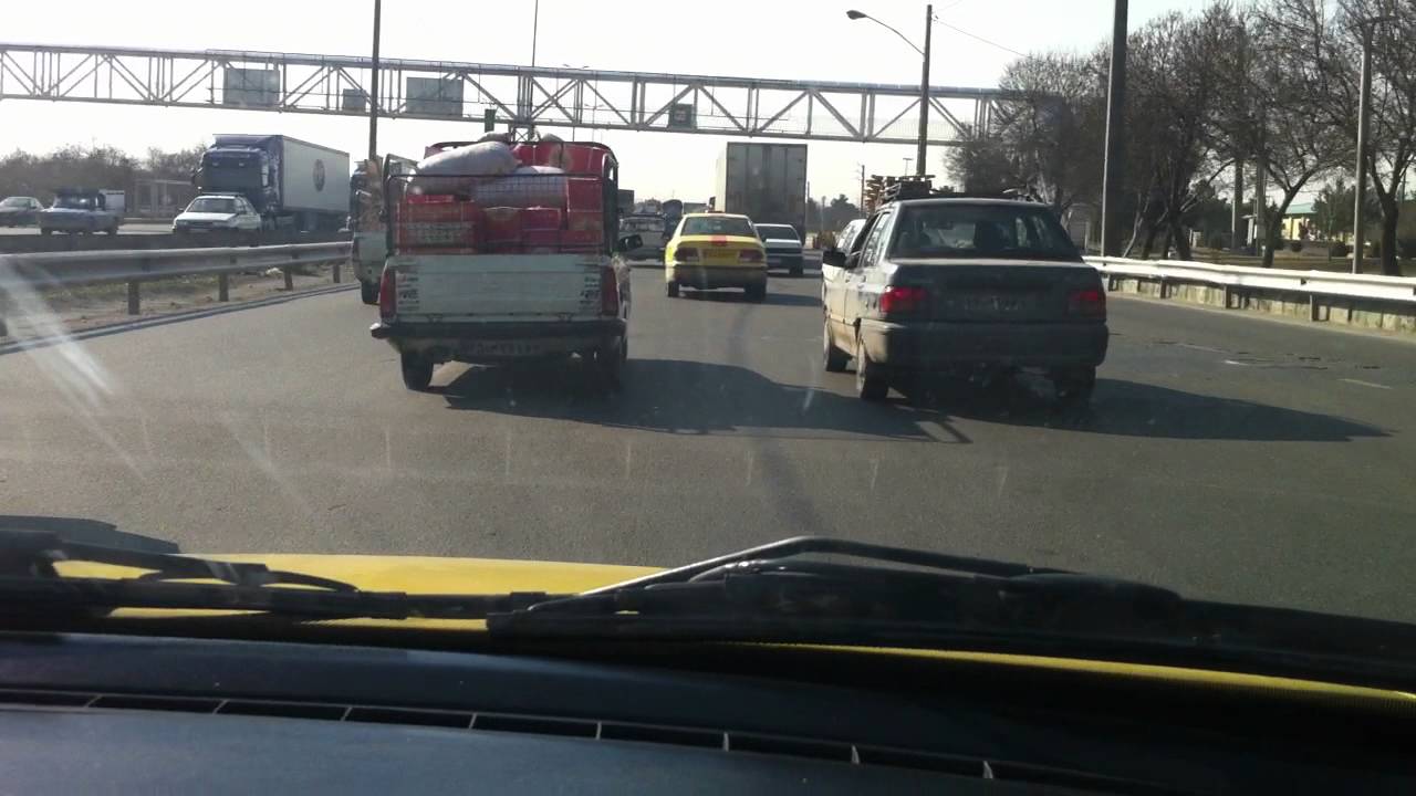 Taxi driving in Tehran
