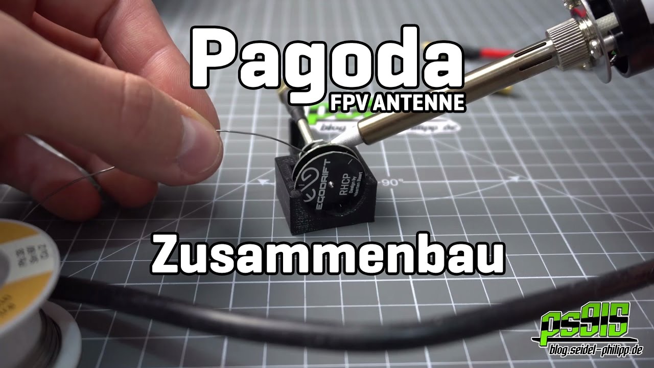 #01 Pagoda FPV Antenne - Zusammenbau + 3D-Druck Schutz