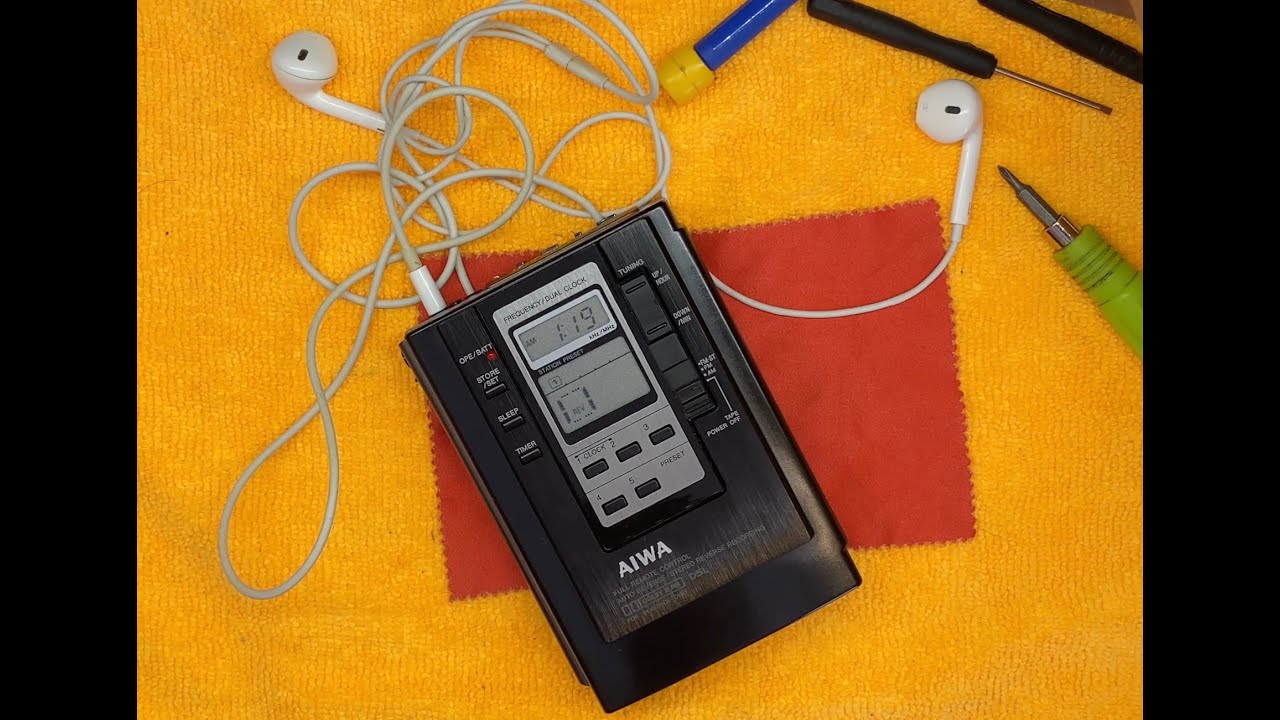 AIWA HS-JX303 JX30 walkman - cassette player repair fix #diy #repair #japan E0044