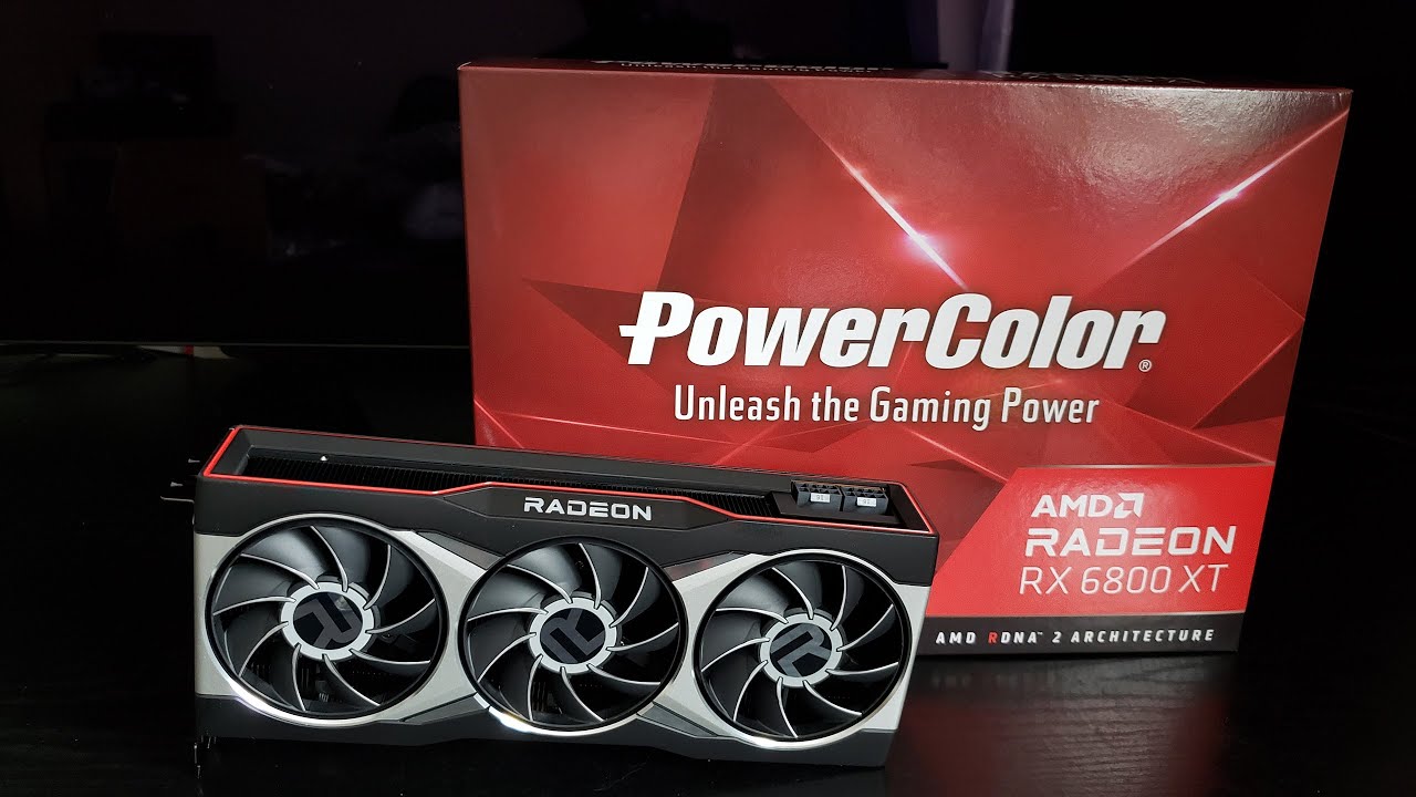 AMD RADEON RX 6800 XT Unboxing (PowerColor)