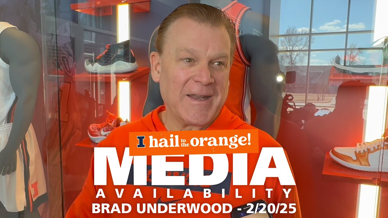 Illini Men's Basketball | Brad Underwood Media Availability 2/20/25