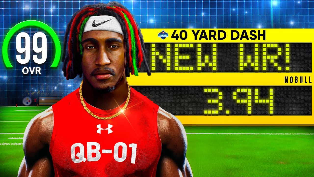 THE FASTEST MAN ON EARTH, HE BROKE THE 40 YARD DASH WORLD RECORD! Titans 3