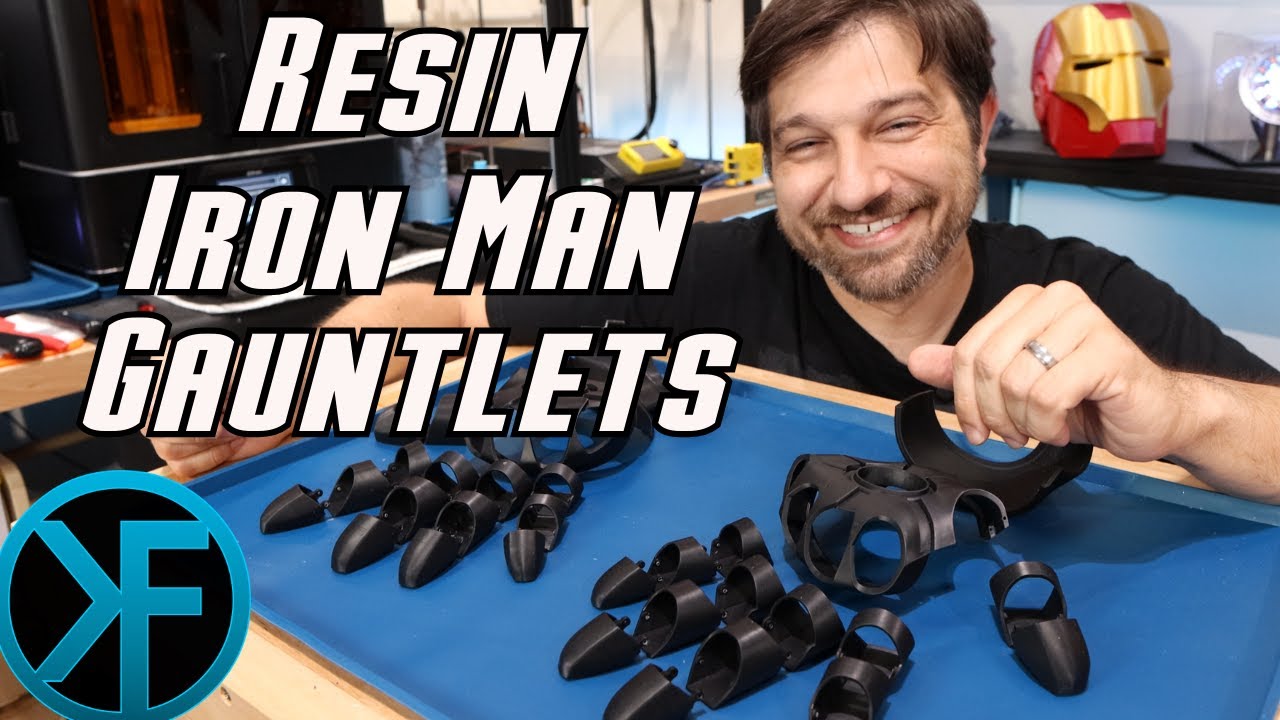 Resin 3D Printing Iron Man Gauntlets: The Complete Process