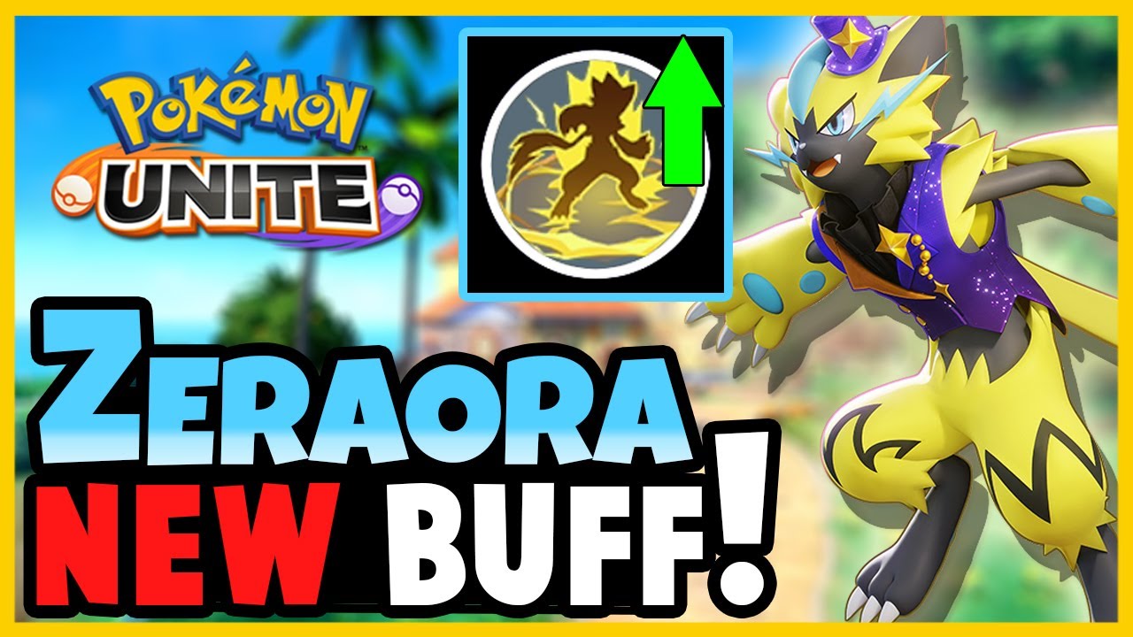 Zeraora *New Buff* is Unbelievably Strong! - Pokémon Unite