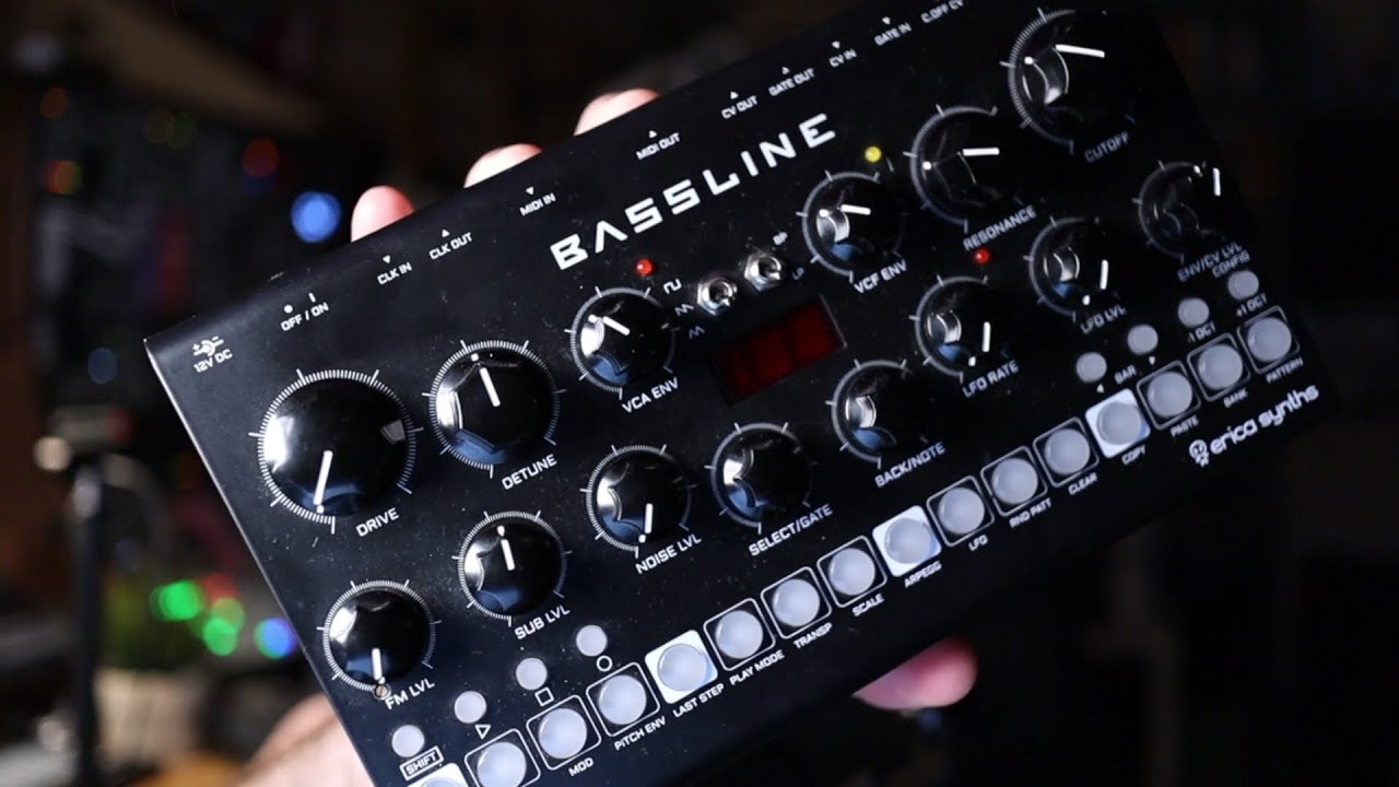 Erica Synths DB-01 Bassline: полное руководство и мои мысли