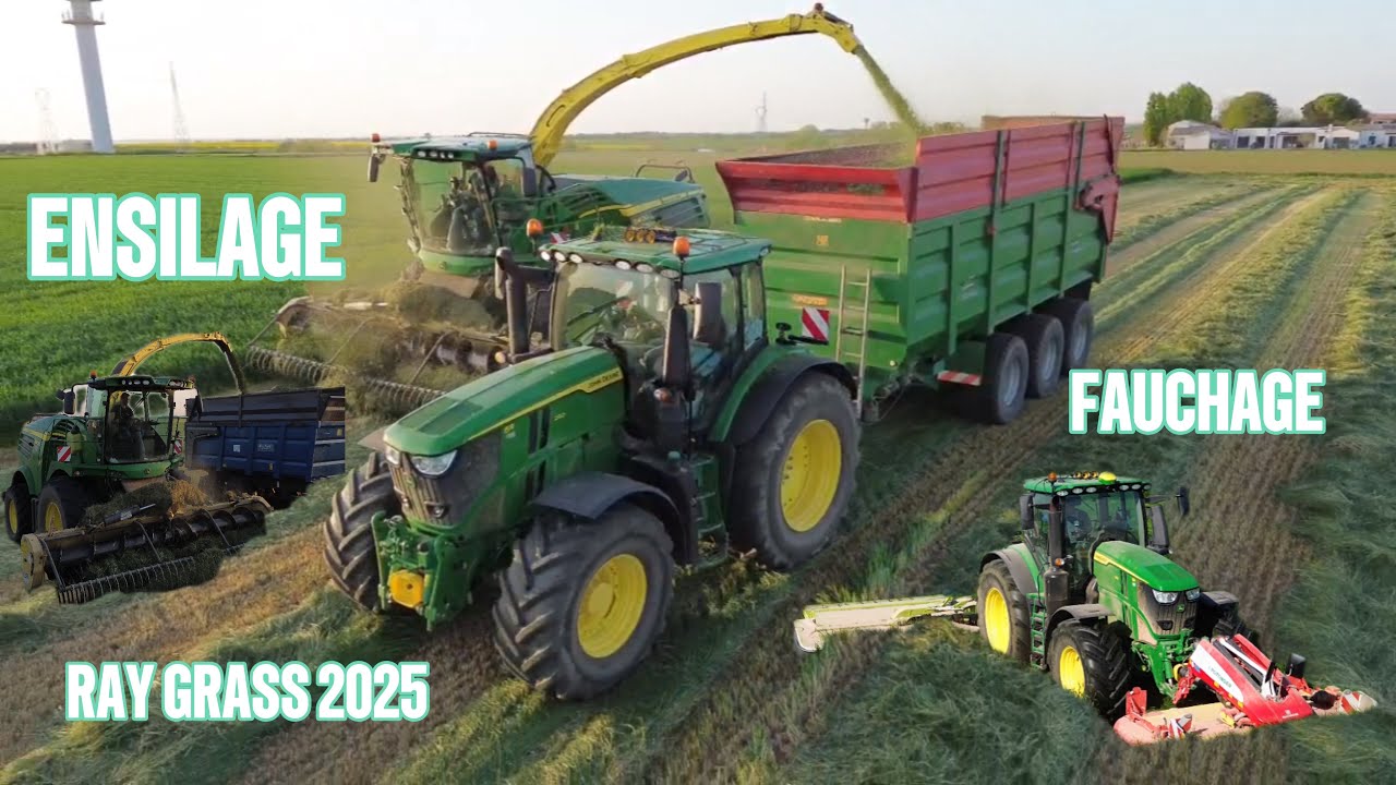 ENSILAGE + FAUCHAGE XL | 2025 | JOHN DEERE 8400 🟢🌿💨📸