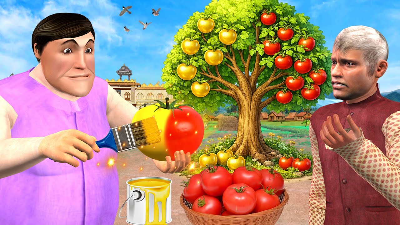 जादुई सेब के बीजों की कीमत Magical Apple Seeds Hindi Kahaniya Moral Stories Funny Comedy Video