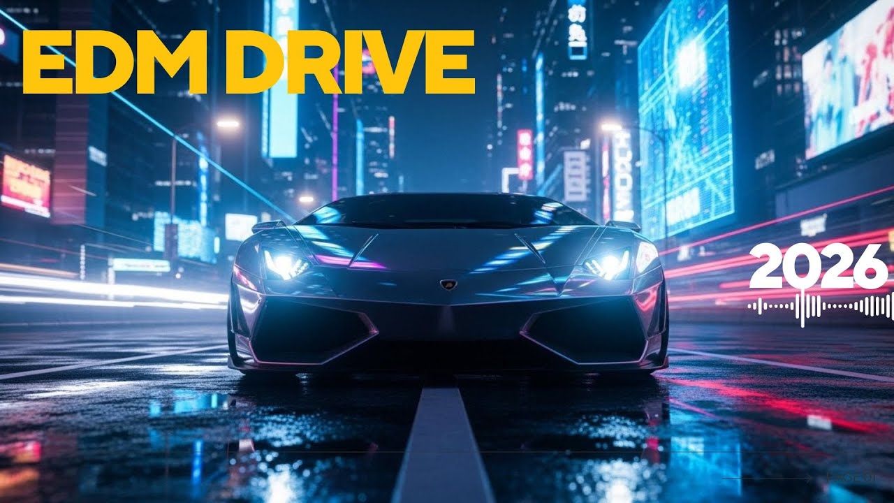 EDM Car Music 128 BPM | Uplifting Progressive House | Night Drive Vibes