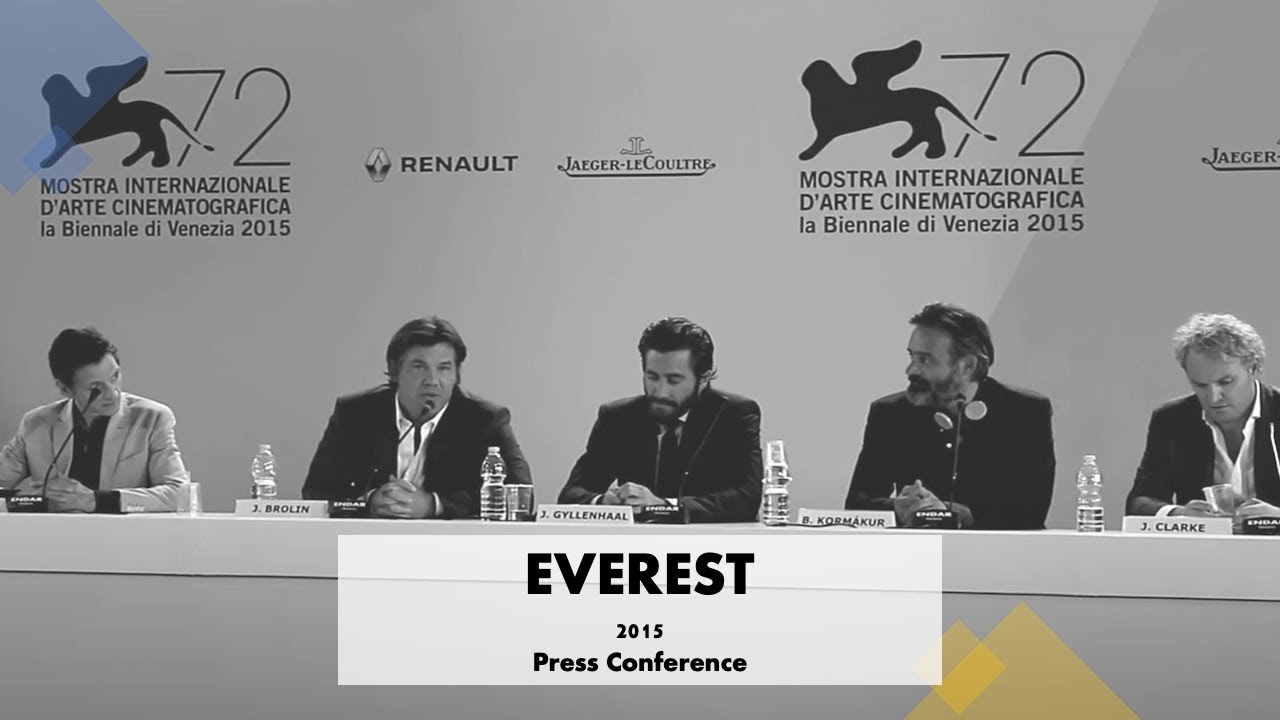EVEREST | Press Conference (Jake Gyllenhaal, Jason Clarke, Josh Brolin) | #Venezia72