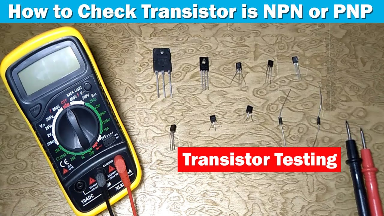 How to Check Transistor with Multimeter I Test Transistor is NPN or PNP in Hindi/Urdu