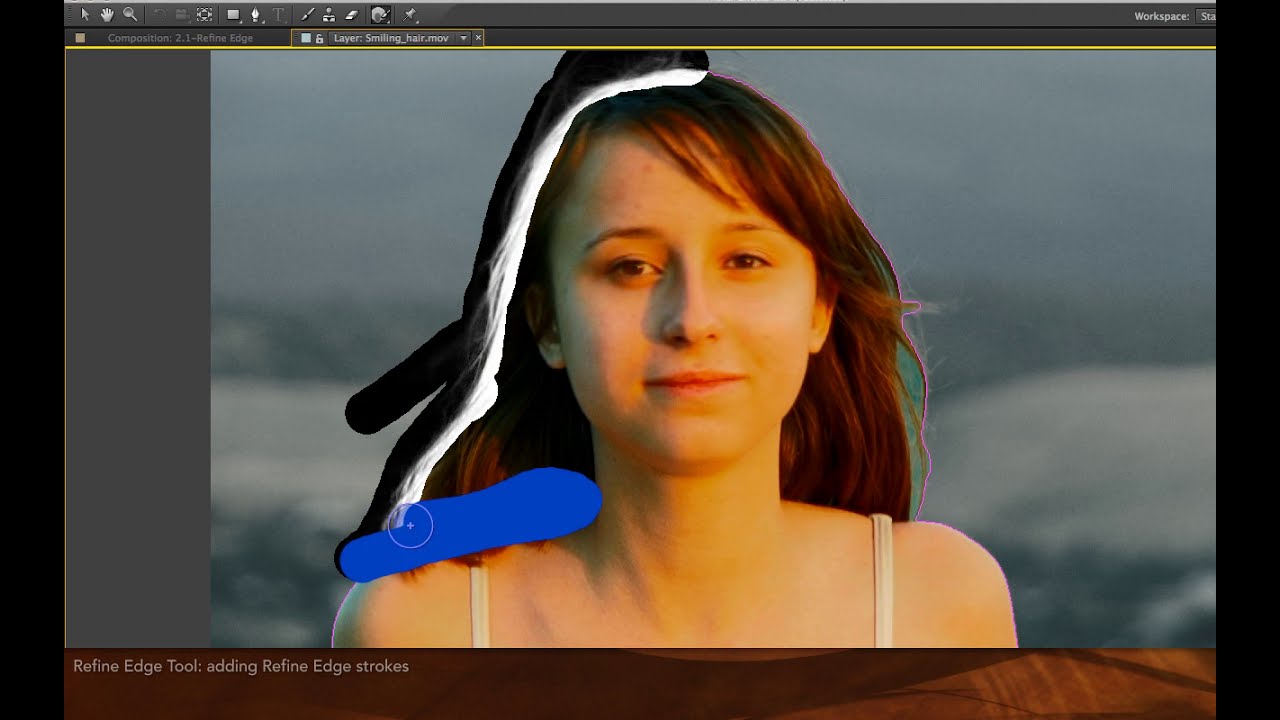 After Effects Classic Course - Refine Edges 1/4: Refine Edge Tool